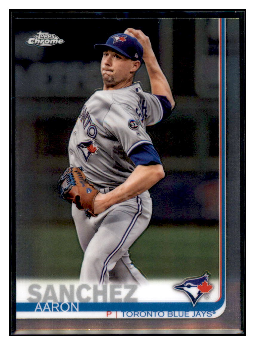 2019 Topps Chrome Aaron
  Sanchez   Toronto Blue Jays Baseball
  Card CBT1C  simple Xclusive Collectibles   