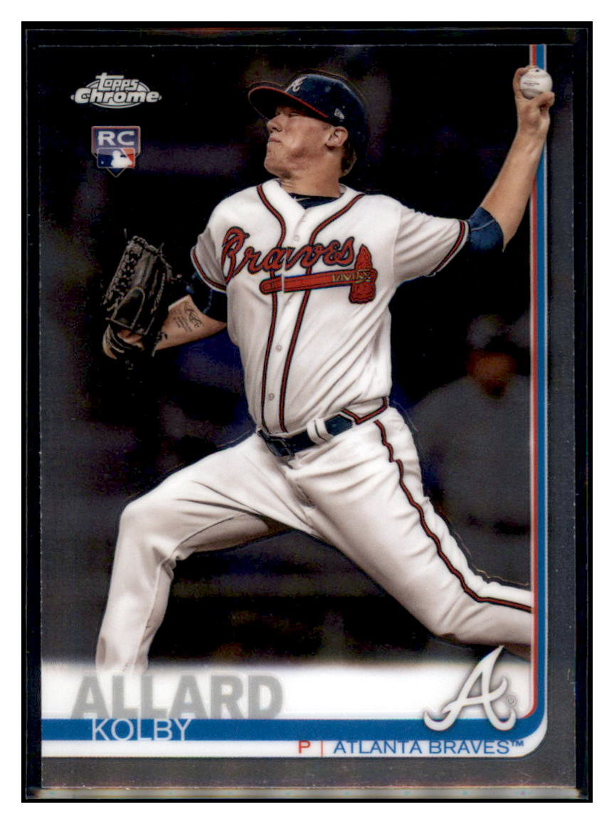 2019 Topps Chrome Kolby
Allard RC Atlanta Braves Baseball
Card CBT1C _1b simple Xclusive Collectibles