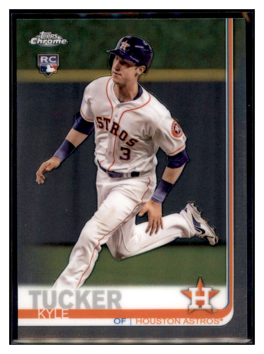 2019 Topps Chrome Kyle
  Tucker   RC Houston Astros Baseball
  Card CBT1C  simple Xclusive Collectibles