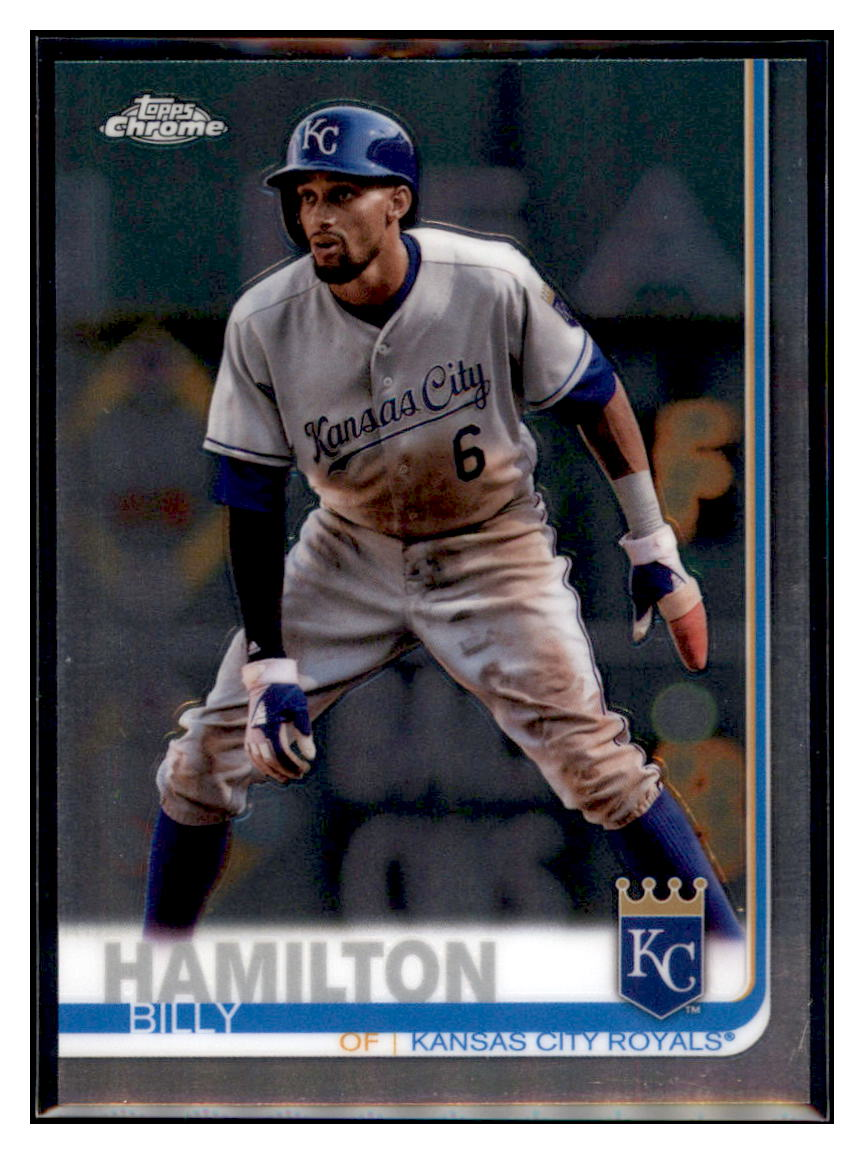 2019 Topps Chrome Billy
  Hamilton Kansas City
  Royals Baseball Card CBT1C  simple Xclusive Collectibles   