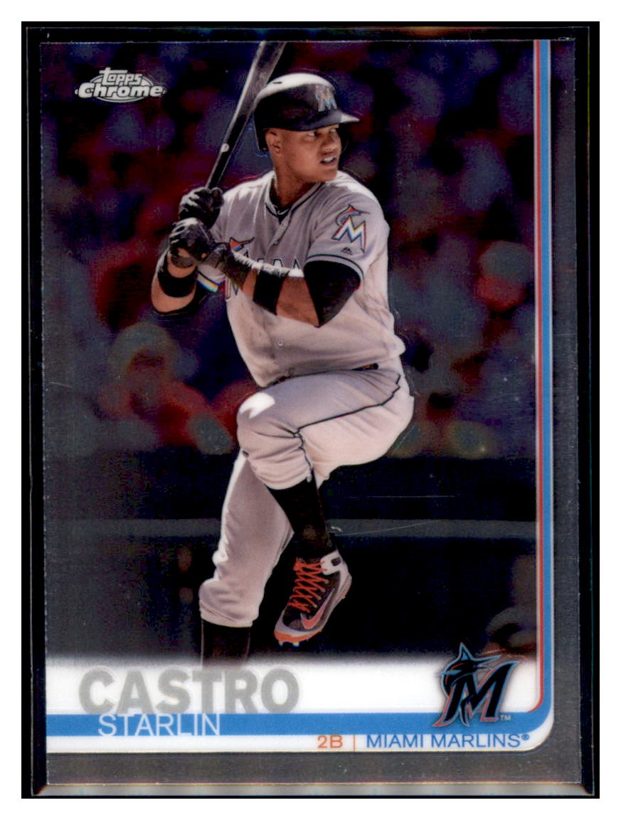 2019 Topps Chrome Starlin
Castro Miami Marlins Baseball Card
CBT1C _1a simple Xclusive Collectibles