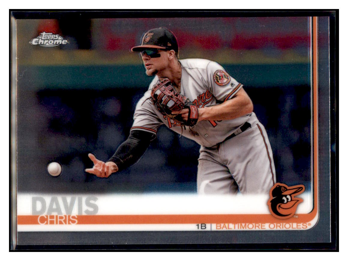 2019 Topps Chrome Chris
  Davis   Baltimore Orioles Baseball Card
  CBT1C  simple Xclusive Collectibles   