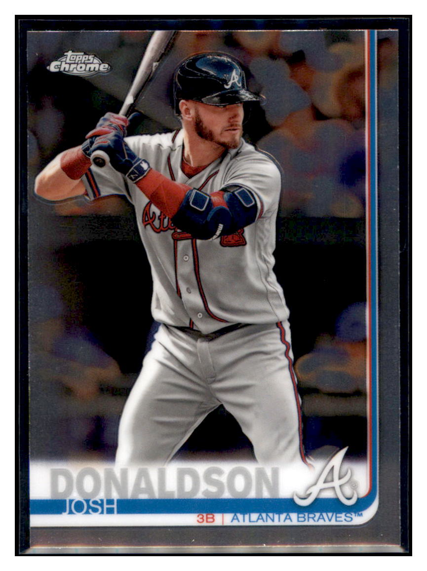 2019 Topps Chrome Josh
  Donaldson   Atlanta Braves Baseball
  Card CBT1C  simple Xclusive Collectibles   