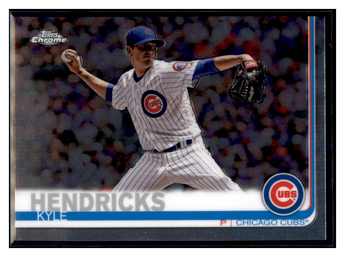 2019 Topps Chrome Kyle
  Hendricks   Chicago Cubs Baseball Card
  CBT1C _1a simple Xclusive Collectibles   
