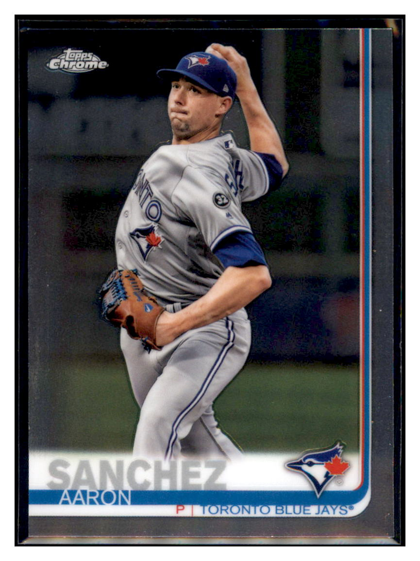 2019 Topps Chrome Aaron
  Sanchez   Toronto Blue Jays Baseball
  Card CBT1C _1a simple Xclusive Collectibles   