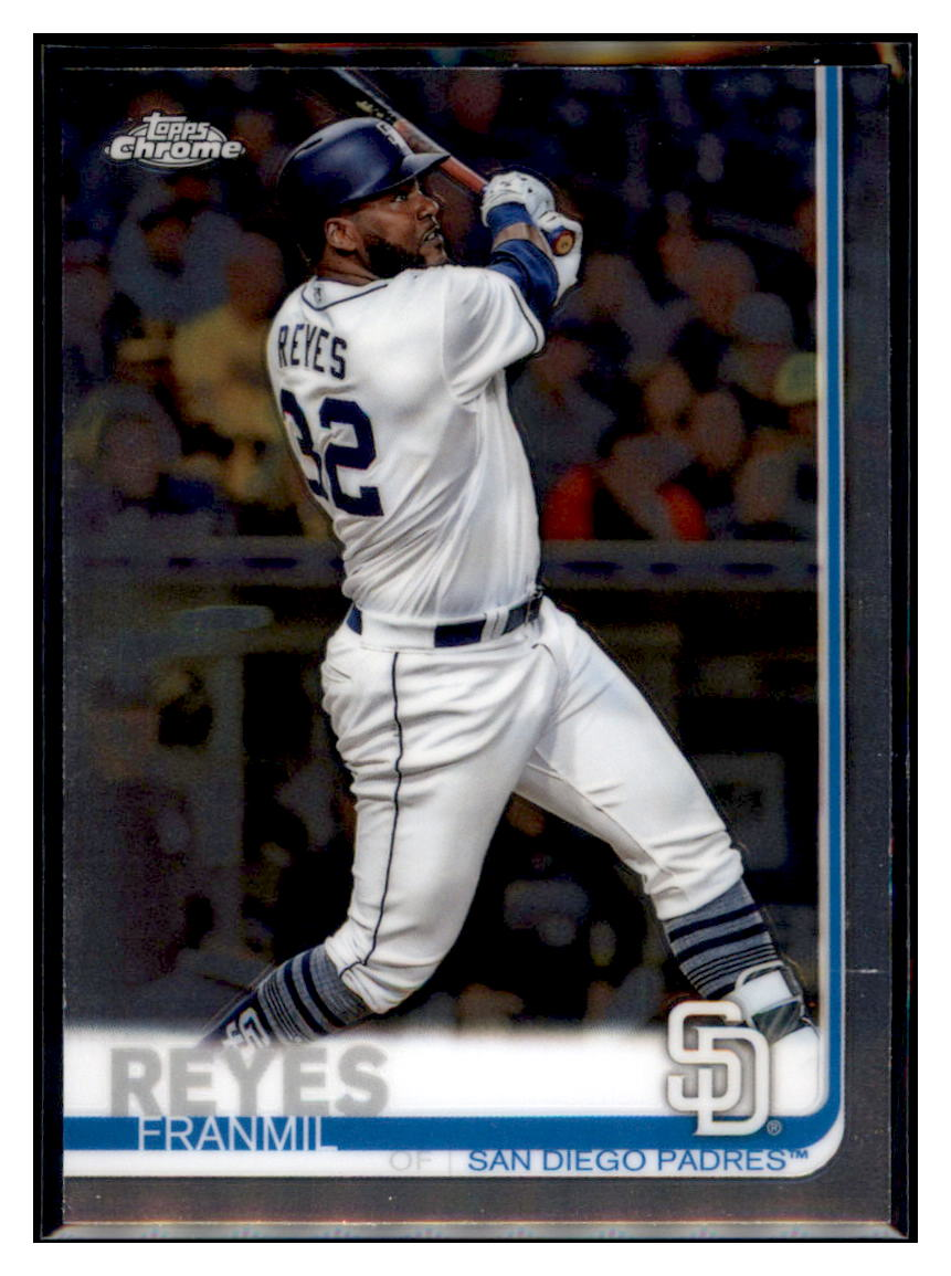 2019 Topps Chrome Franmil
  Reyes   San Diego Padres Baseball Card
  CBT1C  simple Xclusive Collectibles   