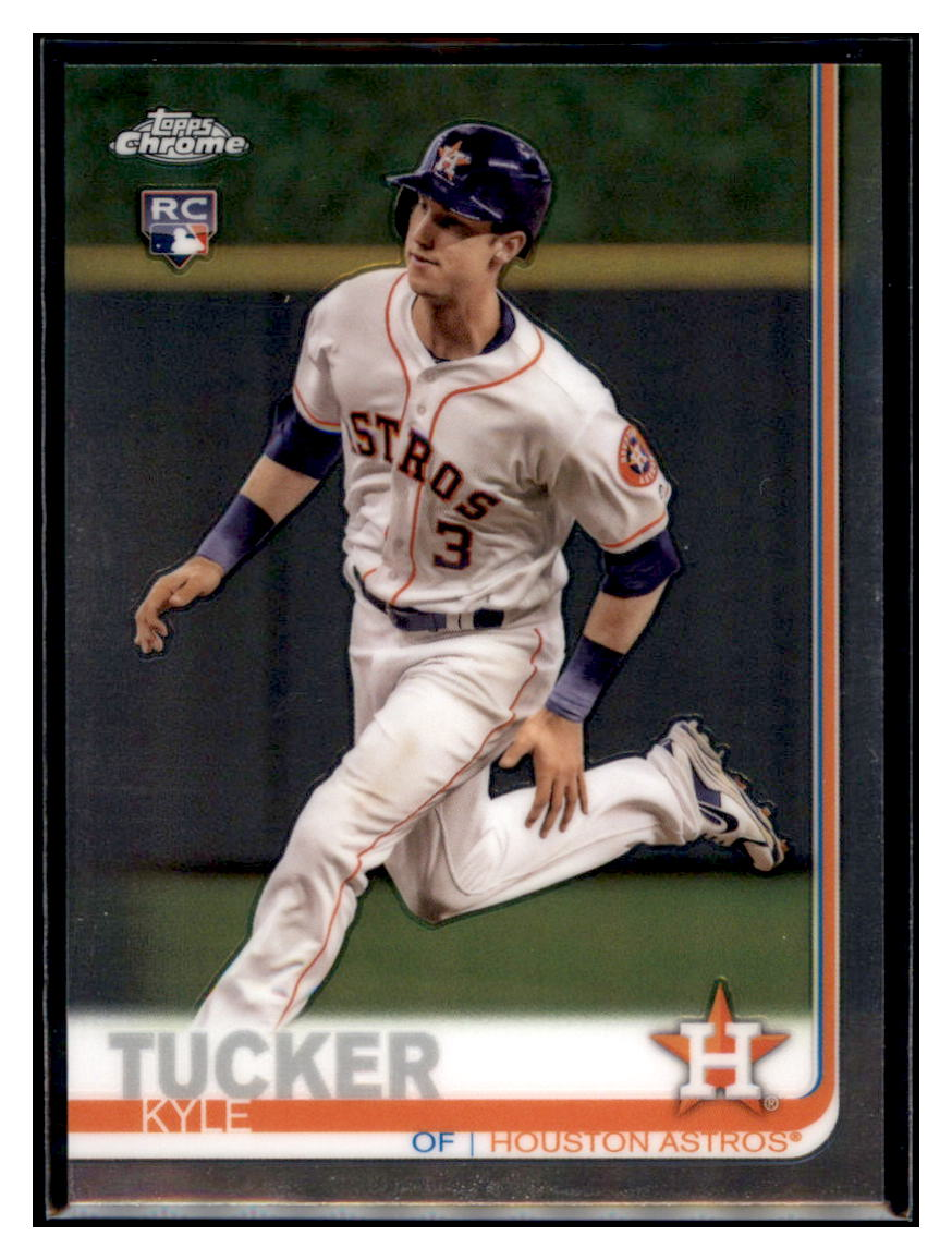 2019 Topps Chrome Kyle
  Tucker   RC Houston Astros Baseball
  Card CBT1C _1b simple Xclusive Collectibles