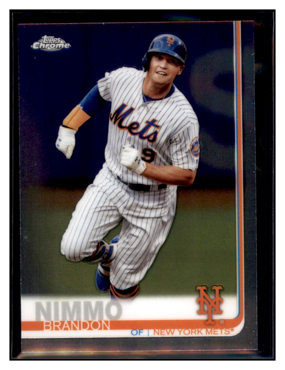 2019 Topps Chrome Brandon
  Nimmo   Baseball Card CBT1D simple Xclusive Collectibles