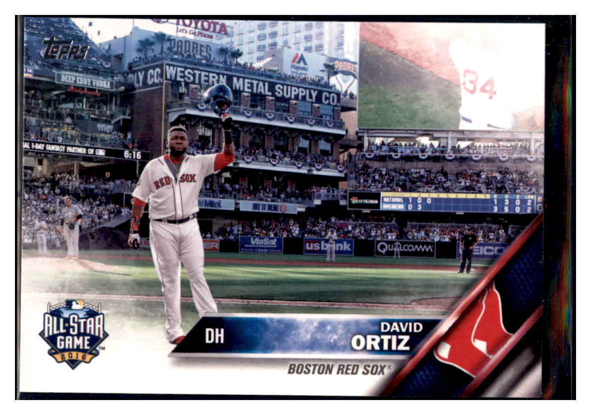 2016 Topps Update David Ortiz
Gold SN2016 Baseball Card CBT1D simple Xclusive Collectibles