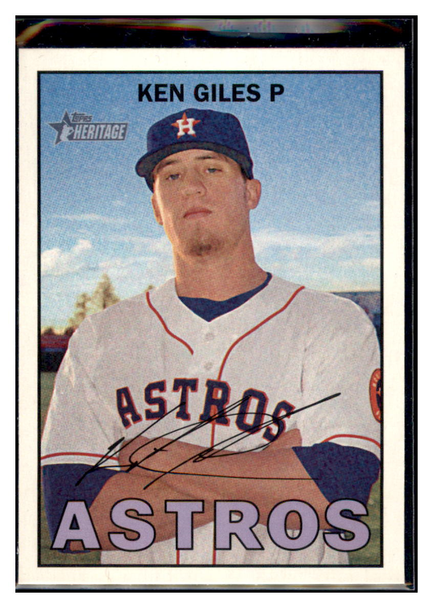 2016 Topps Heritage Ken Giles Houston Astros #225 Baseball Card DBT1A simple Xclusive Collectibles
