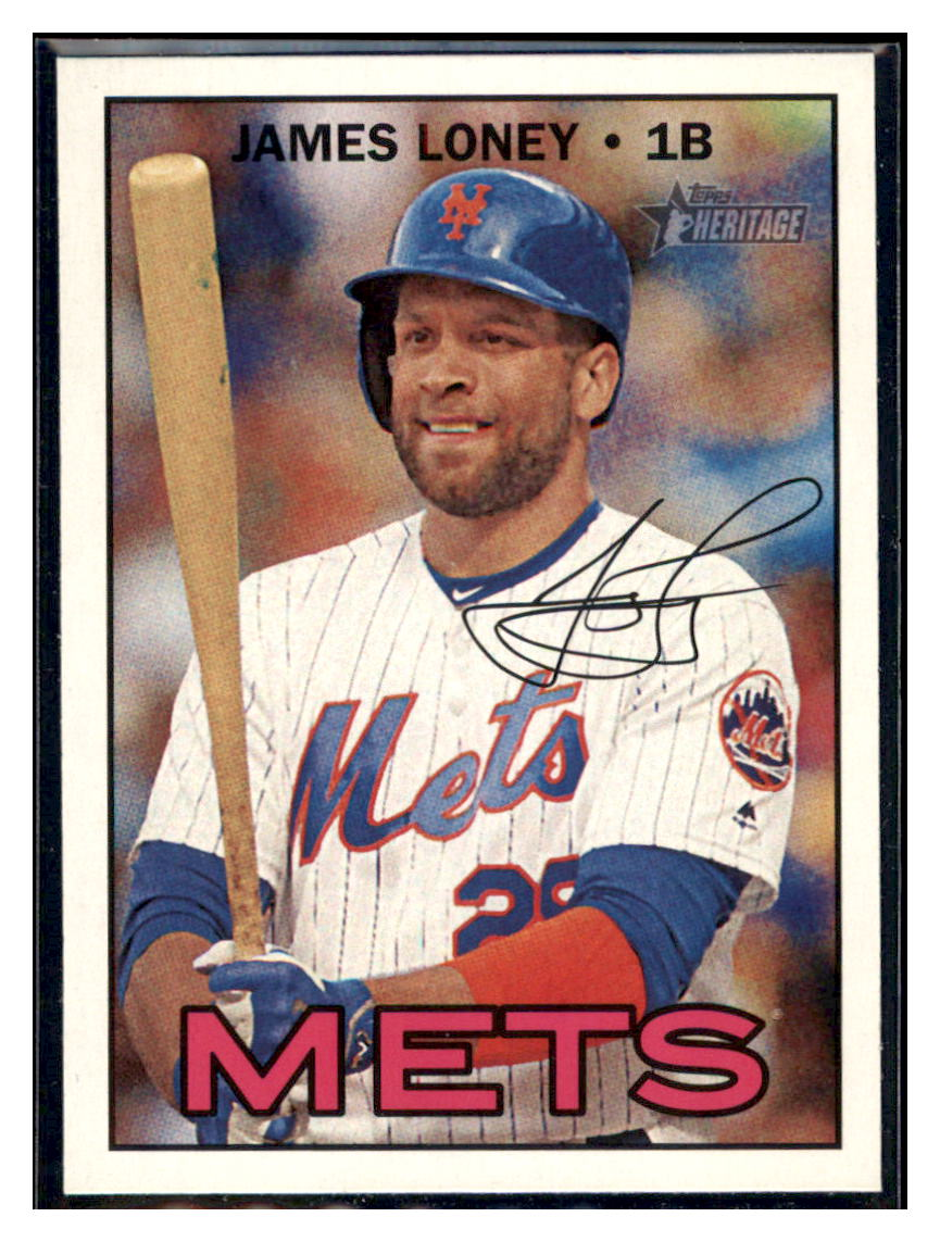 2016 Topps Heritage James Loney    New York Mets #657 Baseball Card   DBT1A simple Xclusive Collectibles