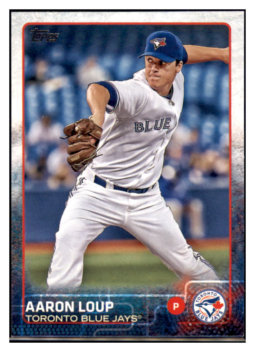 2015 Topps Aaron Loup Toronto Blue Jays #369 Baseball Card DBT1A simple Xclusive Collectibles