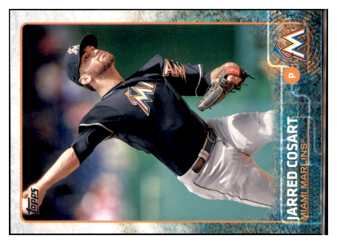 2015 Topps Jarred Cosart    Miami Marlins #430 Baseball Card   DBT1A simple Xclusive Collectibles