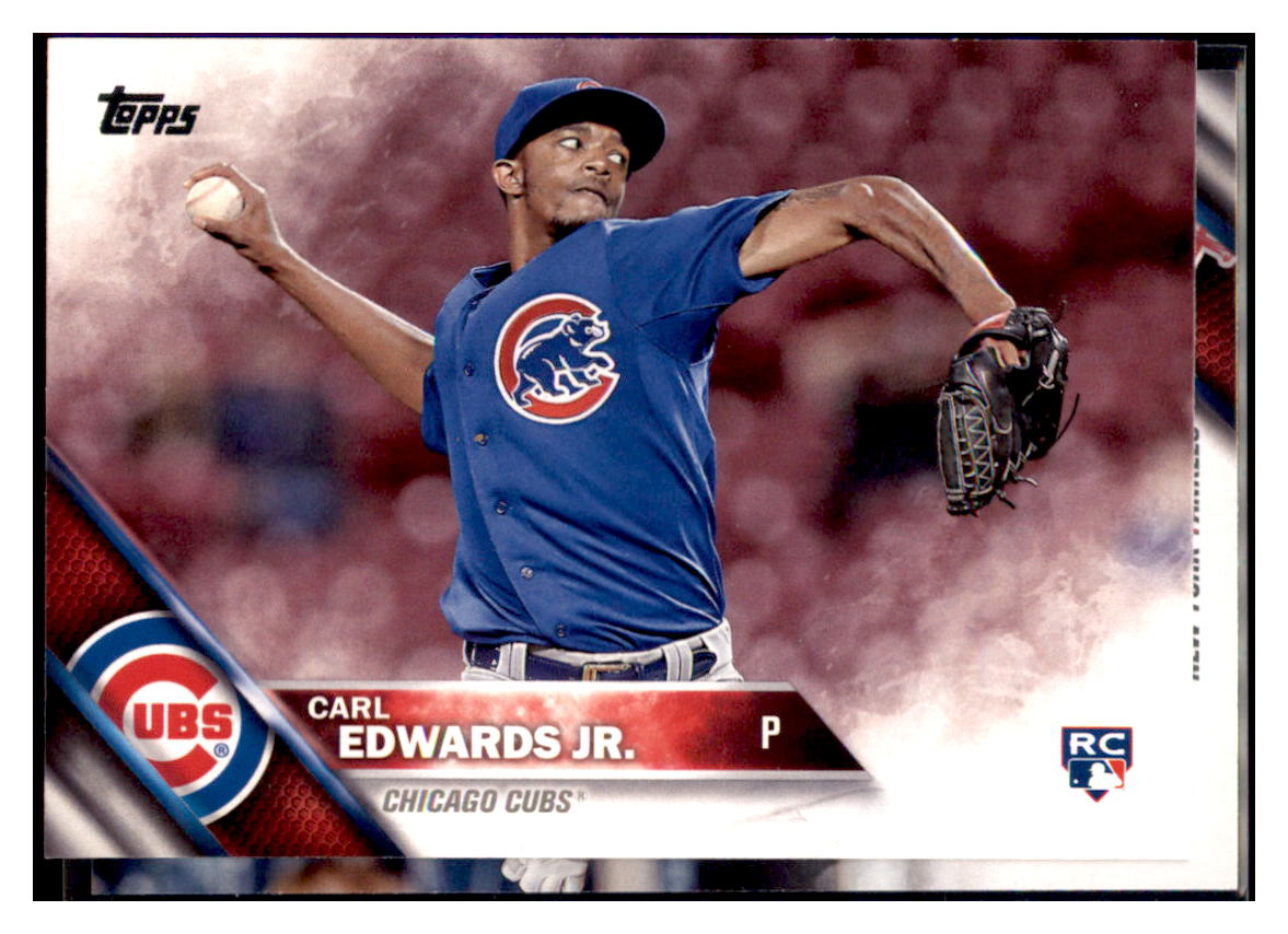 2016 Topps Chrome Carl Edwards Jr. Chicago Cubs #85 Baseball Card DBT1A simple Xclusive Collectibles