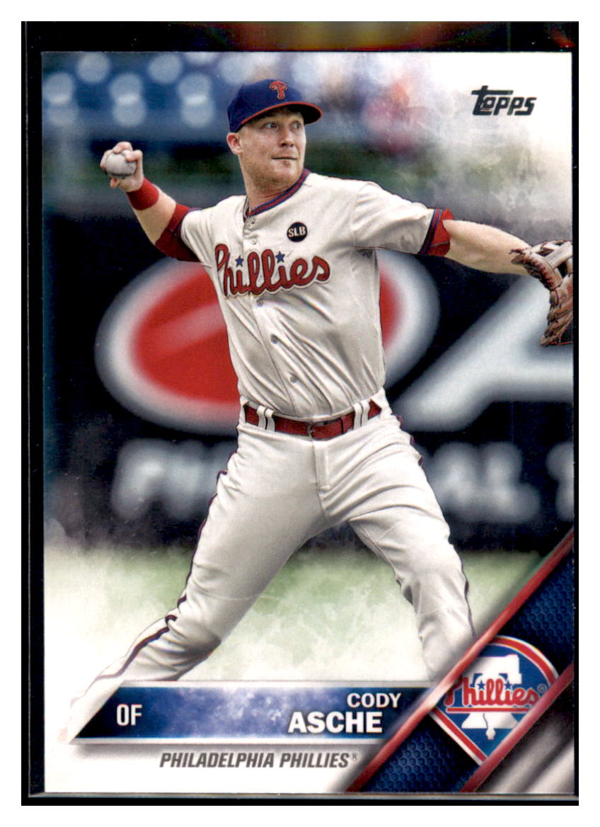 2016 Topps Cody Asche    Philadelphia Phillies #478 Baseball
  Card   DBT1A simple Xclusive Collectibles