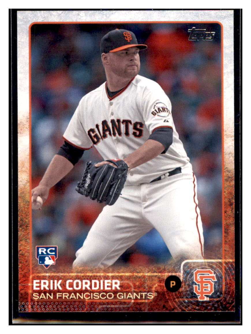 2015 Topps Erik Cordier San Francisco Giants #535 Baseball
Card DBT1A simple Xclusive Collectibles