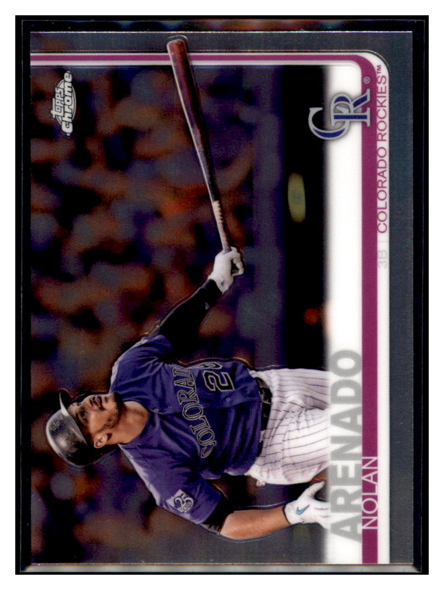 2019 Topps Chrome Nolan Arenado Colorado Rockies #124 Baseball Card DBT1A simple Xclusive Collectibles
