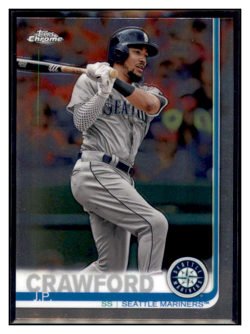 2019 Topps Chrome J.P. Crawford    Seattle Mariners #15 Baseball Card   DBT1A simple Xclusive Collectibles   