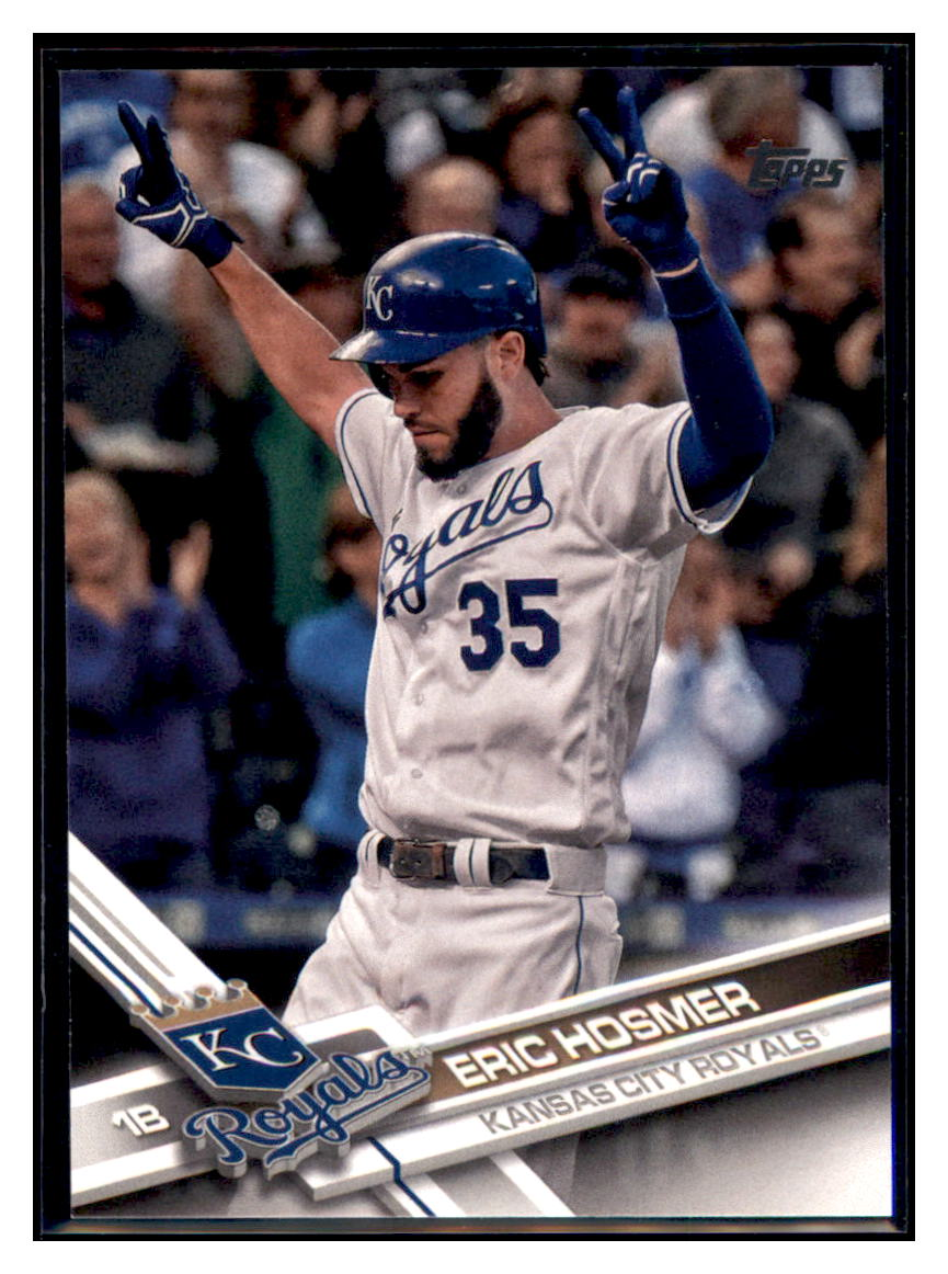 2017 Topps Eric Hosmer Kansas City Royals #676 Baseball
Card DBT1A simple Xclusive Collectibles