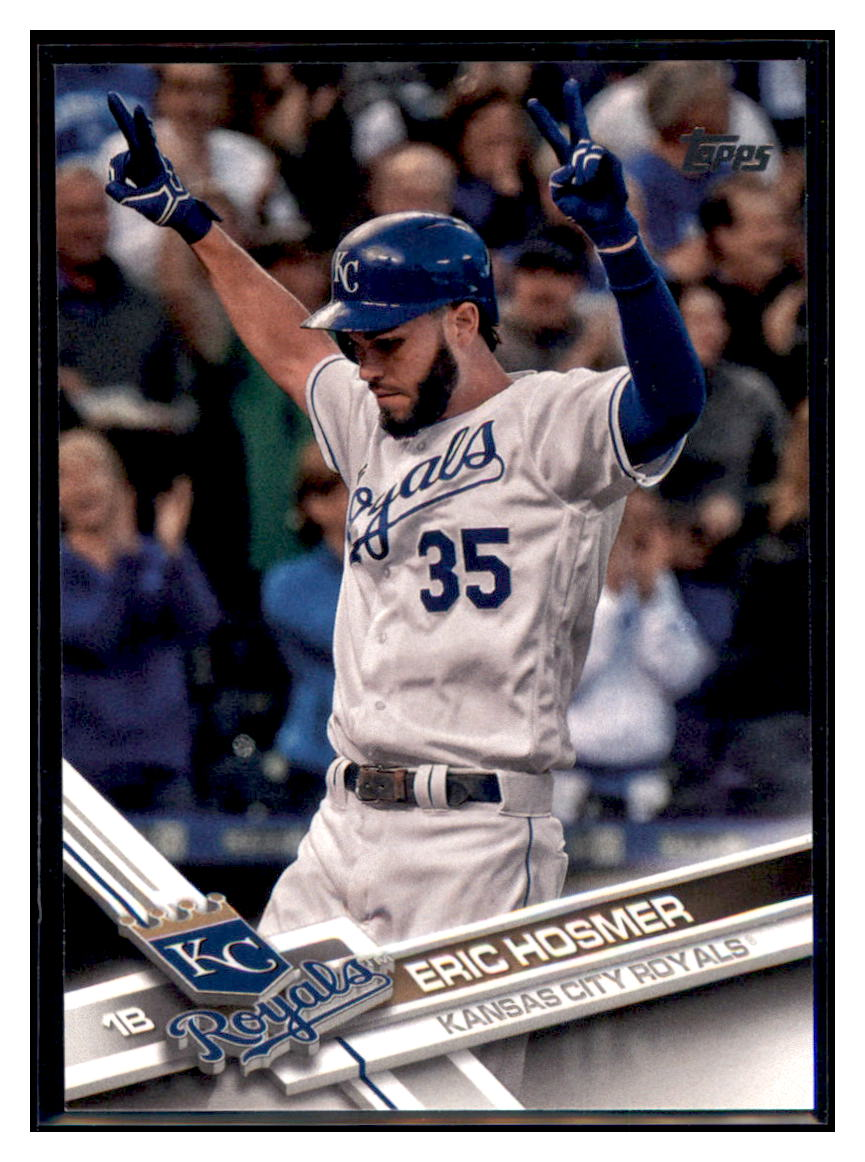 2017 Topps Eric Hosmer    Kansas City Royals #676 Baseball
  Card   DBT1A simple Xclusive Collectibles   