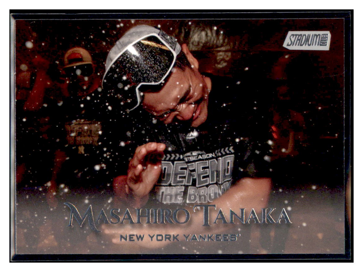 2019 Stadium Club Masahiro Tanaka    New York Yankees #181 Baseball Card   DBT1A simple Xclusive Collectibles