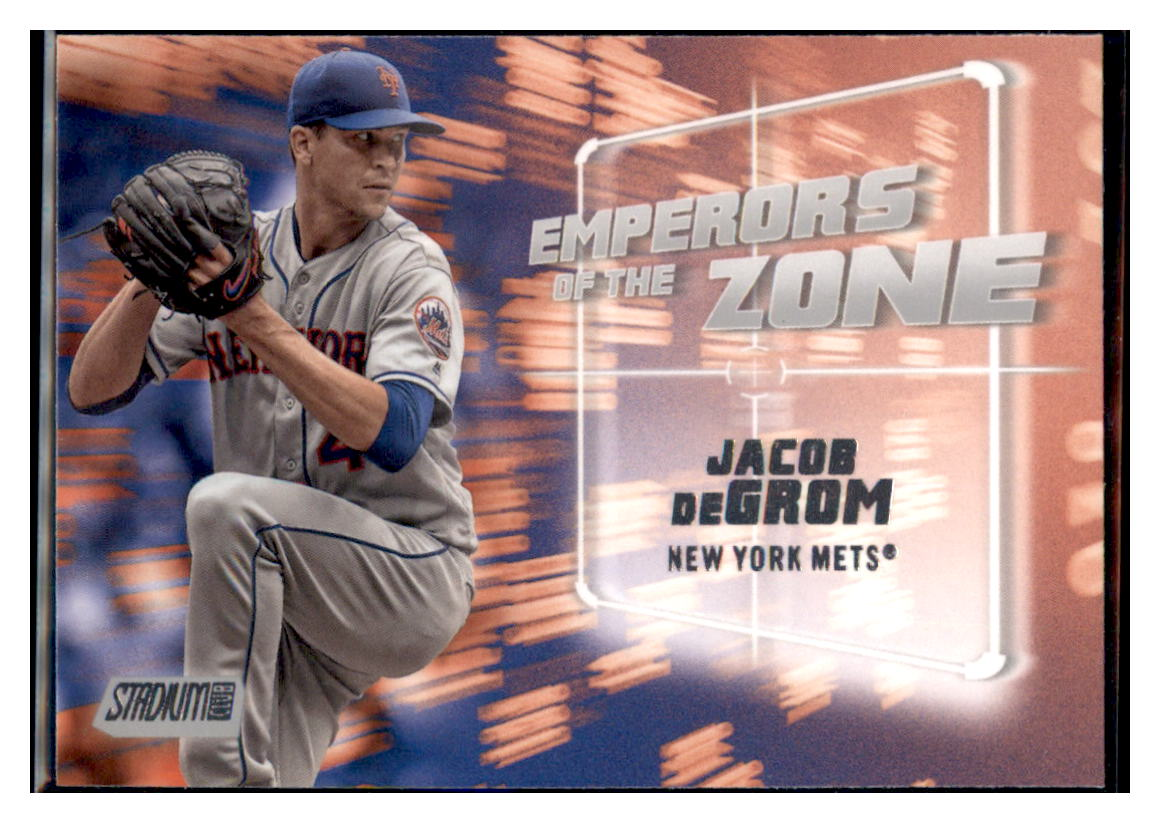 2019 Stadium Club Jacob deGrom    New York Mets #EZ-15 Baseball Card   DBT1A simple Xclusive Collectibles