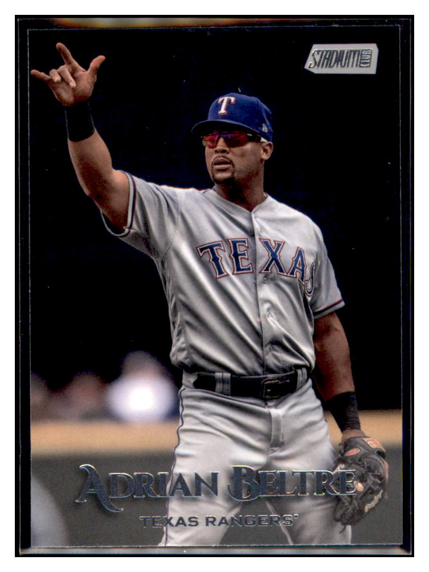 2019 Stadium Club Adrian Beltre Texas Rangers #275 Baseball Card
