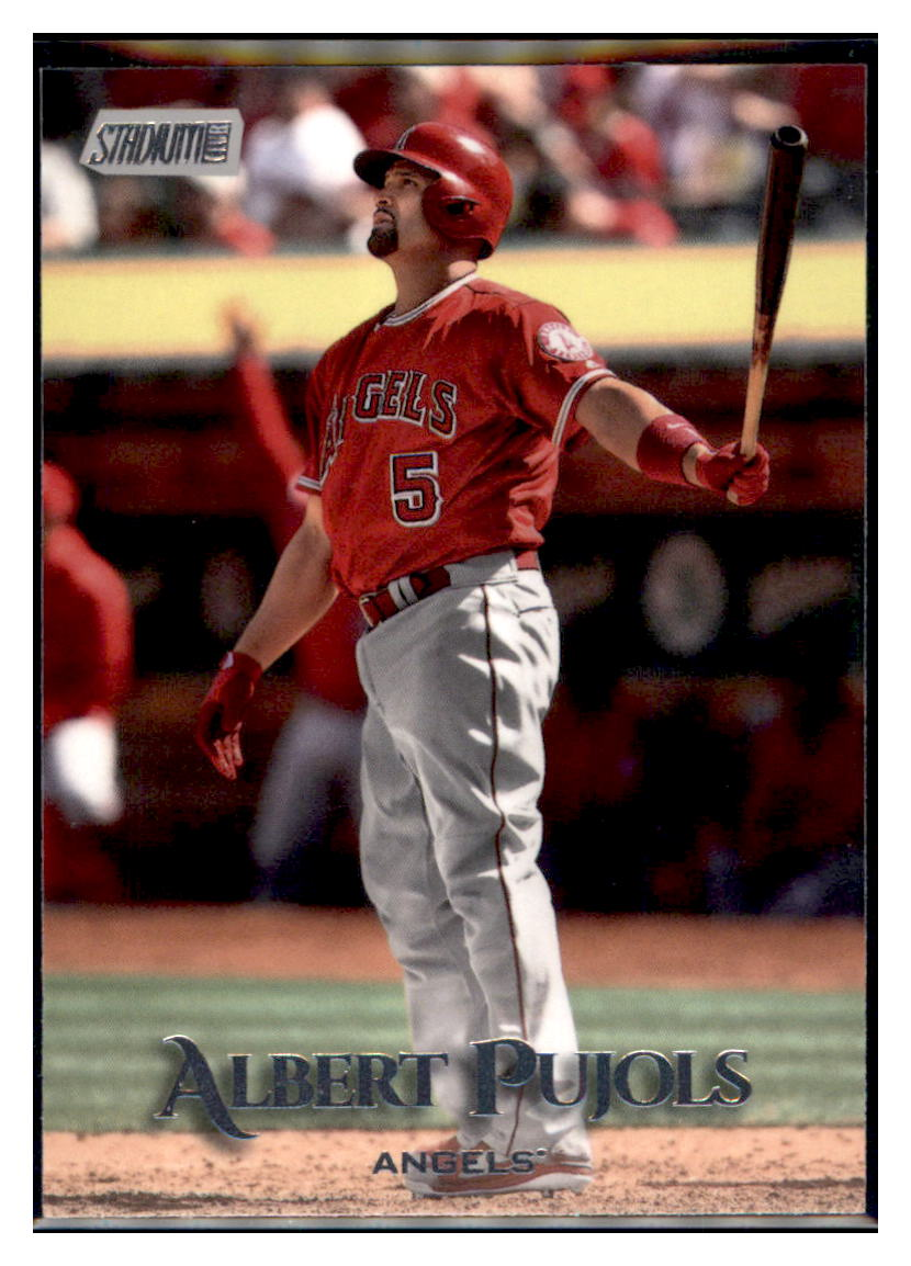 2019 Stadium Club Albert Pujols    Los Angeles Angels #45 Baseball Card   DBT1A simple Xclusive Collectibles   