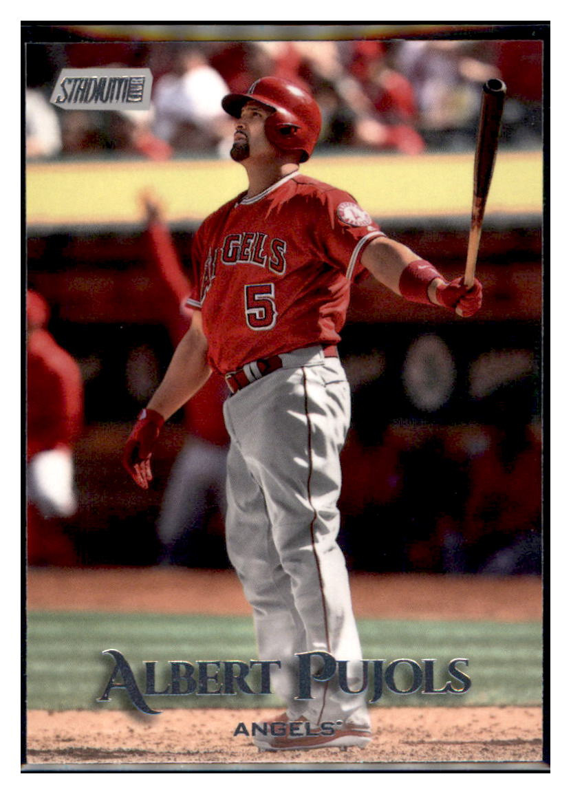 2019 Stadium Club Albert Pujols Los Angeles Angels #45 Baseball Card DBT1A simple Xclusive Collectibles