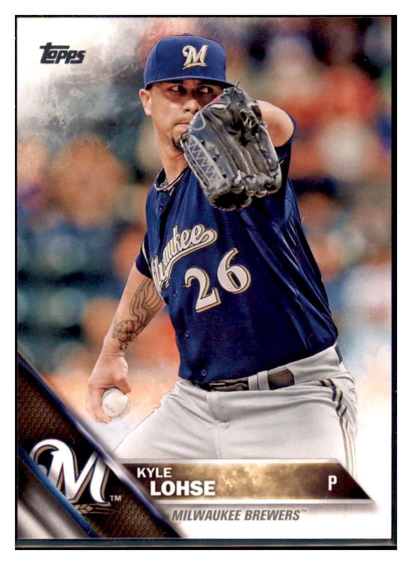 2016 Topps Kyle Lohse Milwaukee Brewers  Baseball Card DPT1B simple Xclusive Collectibles