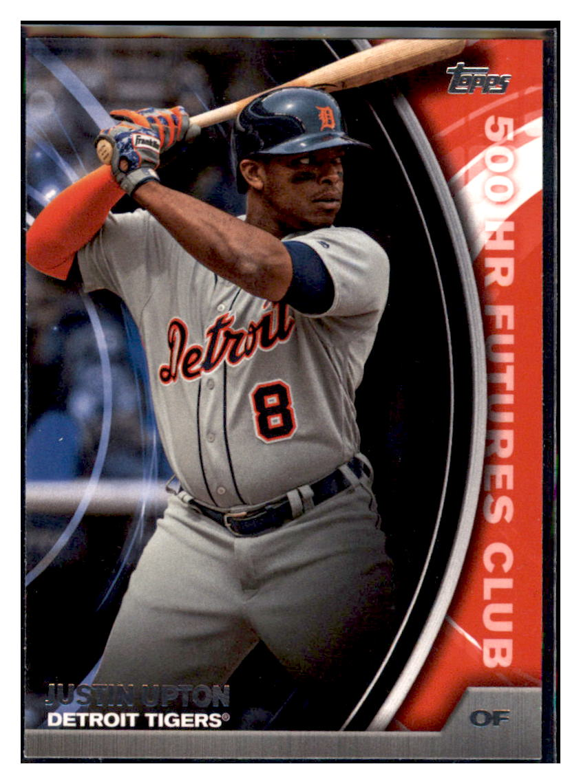 2016 Topps Update Justin
  Upton 500 HR Futures Club Silver 
  Detroit Tigers  Baseball Card
  DPT1B simple Xclusive Collectibles   