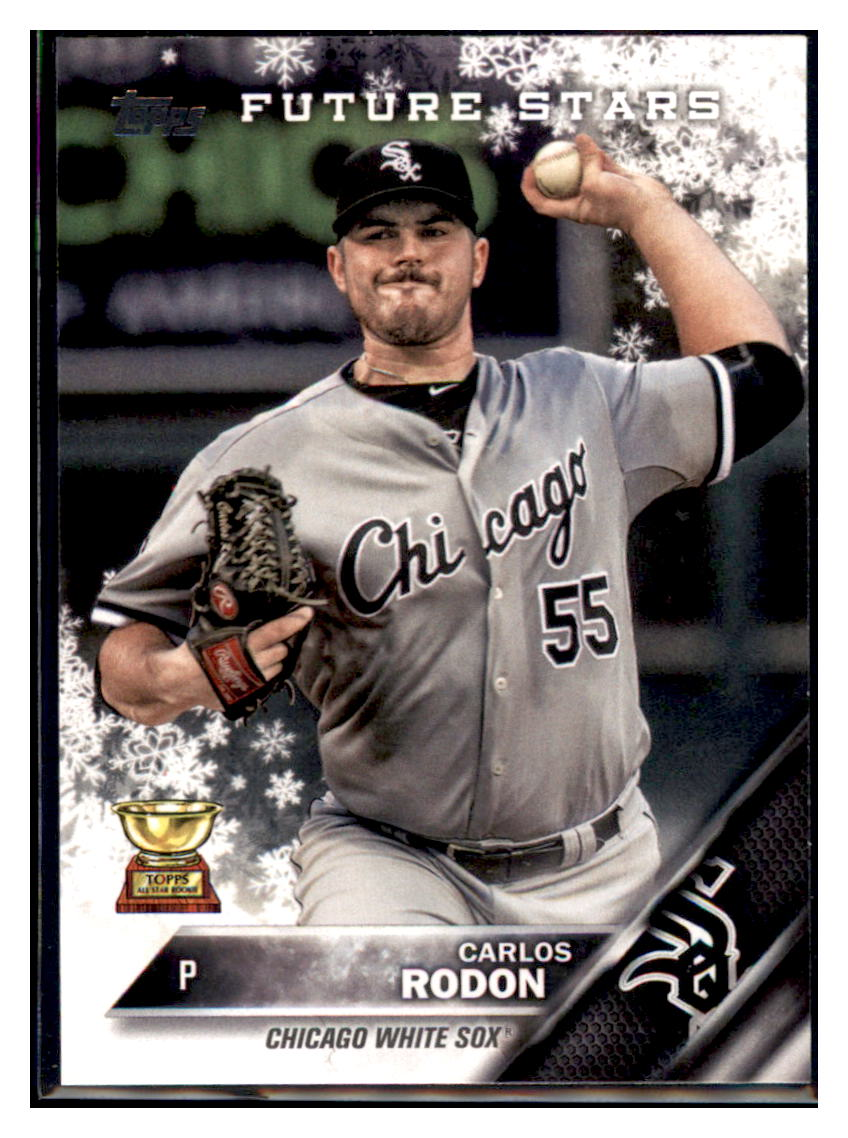 2016 Topps Holiday Carlos
Rodon ASR, FS Chicago White Sox Baseball Card DPT1B simple Xclusive Collectibles