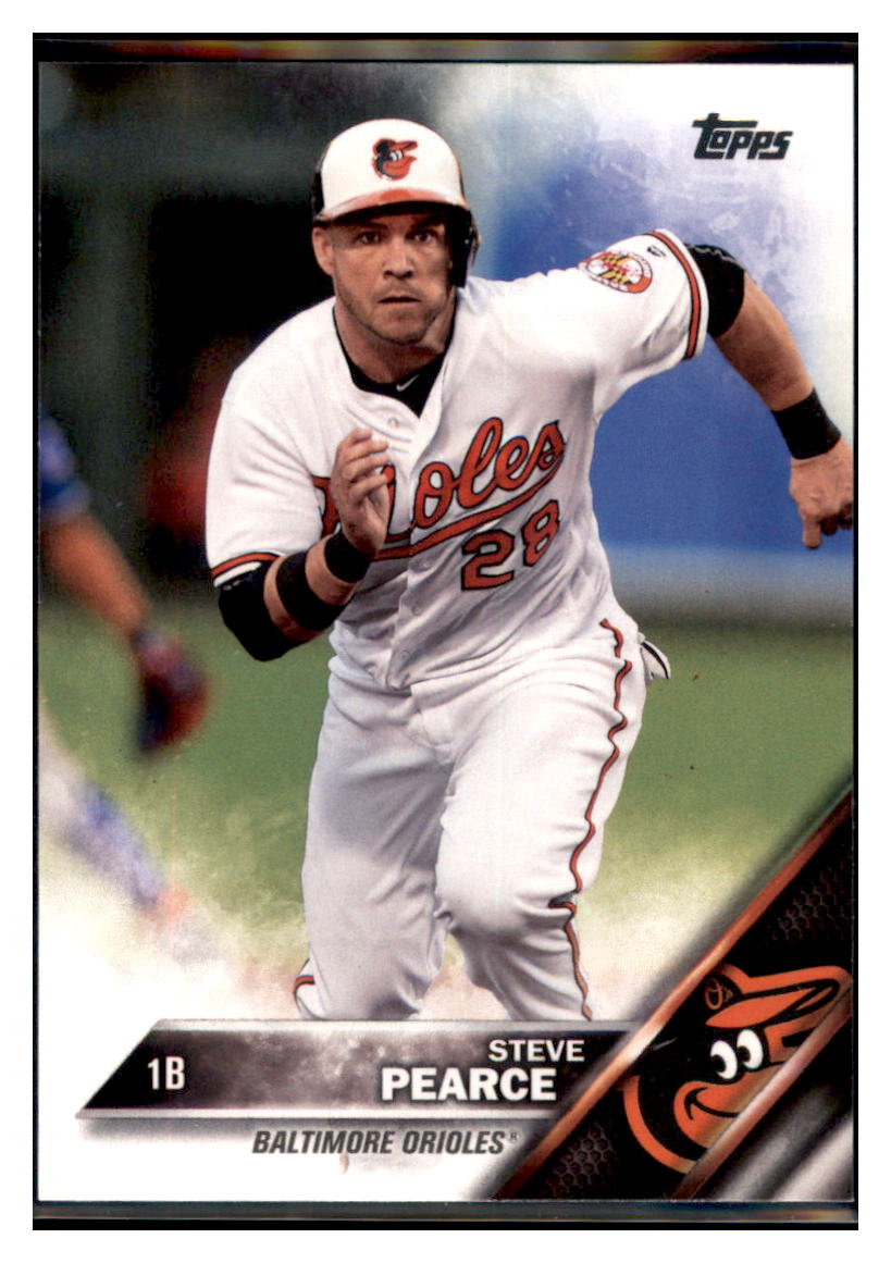 2016 Topps Update Steve
Pearce Baltimore Orioles  Baseball Card DPT1B simple Xclusive Collectibles   