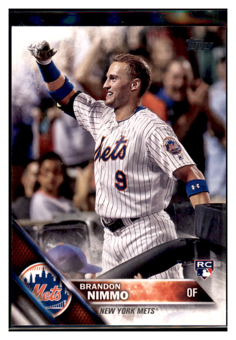 2016 Topps Update Brandon Nimmo New York Mets
Baseball Card DPT1C simple Xclusive Collectibles