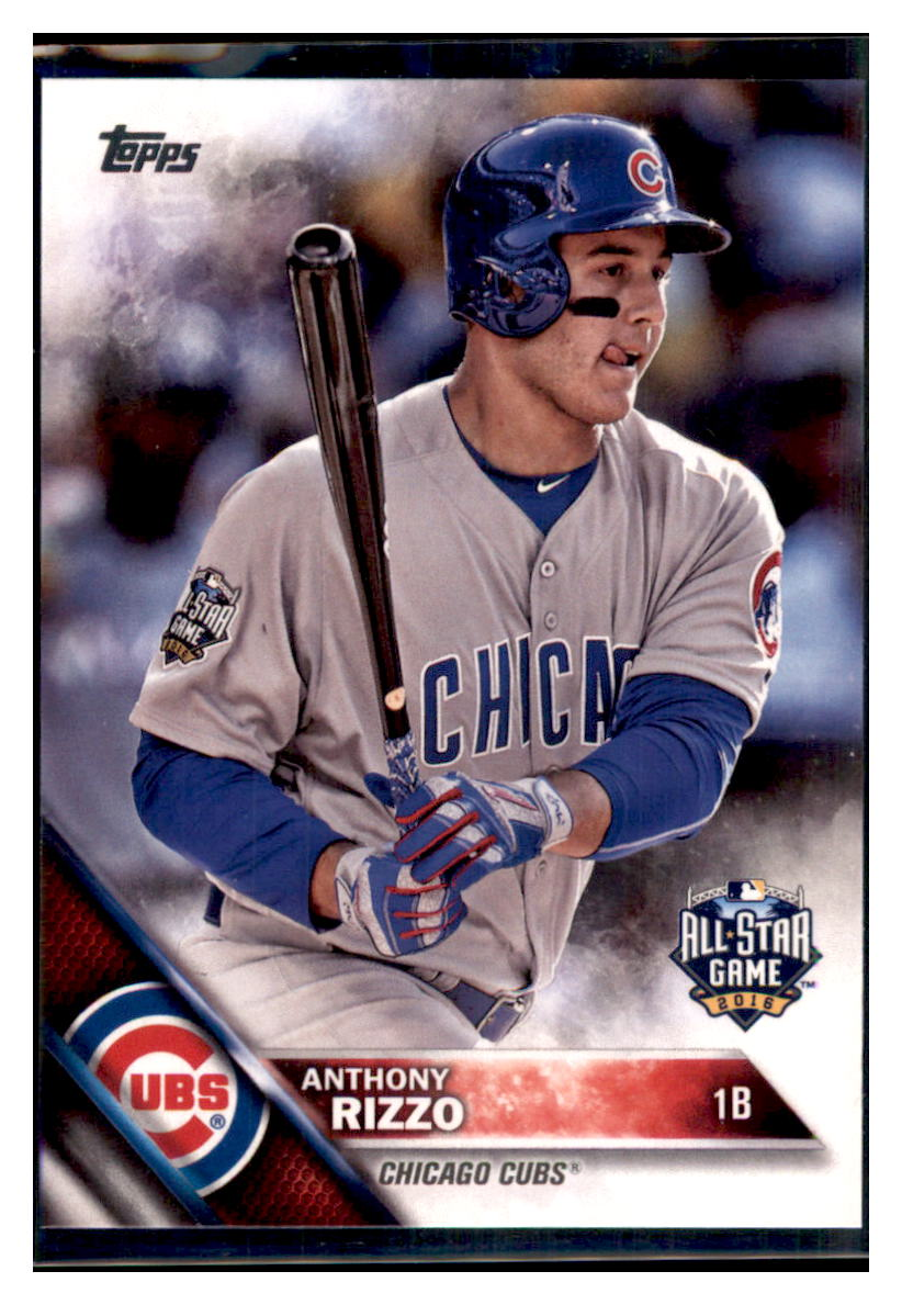 2016 Topps Update Anthony
Rizzo AS Chicago Cubs Baseball Card
DPT1C simple Xclusive Collectibles