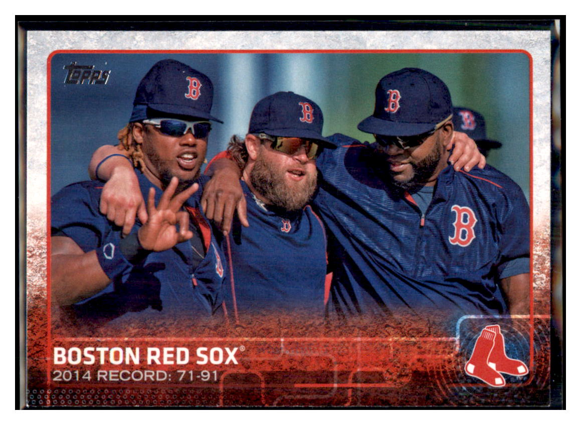 2015 Topps Boston Red Sox
  TC   Boston Red Sox Baseball Card DPT1C simple Xclusive Collectibles