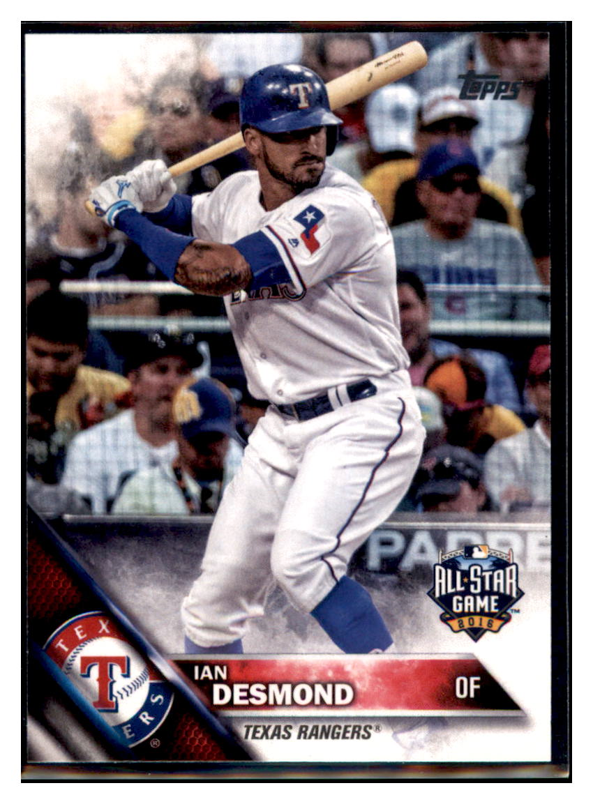 2016 Topps Update Ian
  Desmond Gold  SN2016 Texas Rangers
  Baseball Card DPT1C simple Xclusive Collectibles   