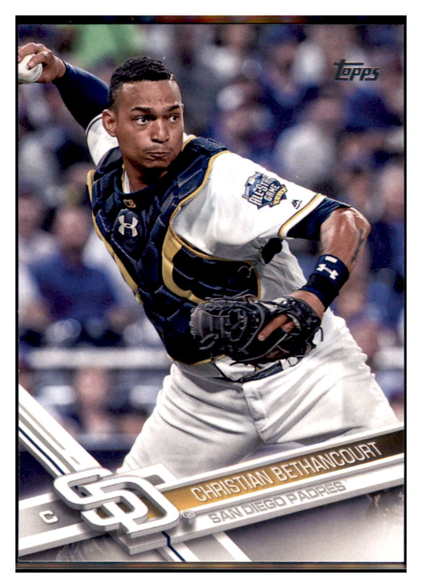 2017 Topps Christian
Bethancourt San Diego Padres Baseball
Card DPT1C simple Xclusive Collectibles