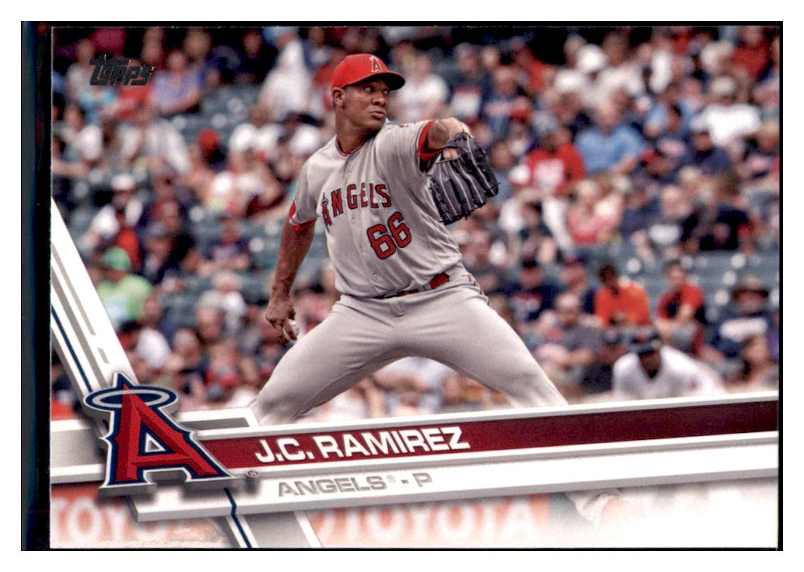 2017 Topps J.C. Ramirez Los Angeles Angels Baseball Card DPT1C simple Xclusive Collectibles