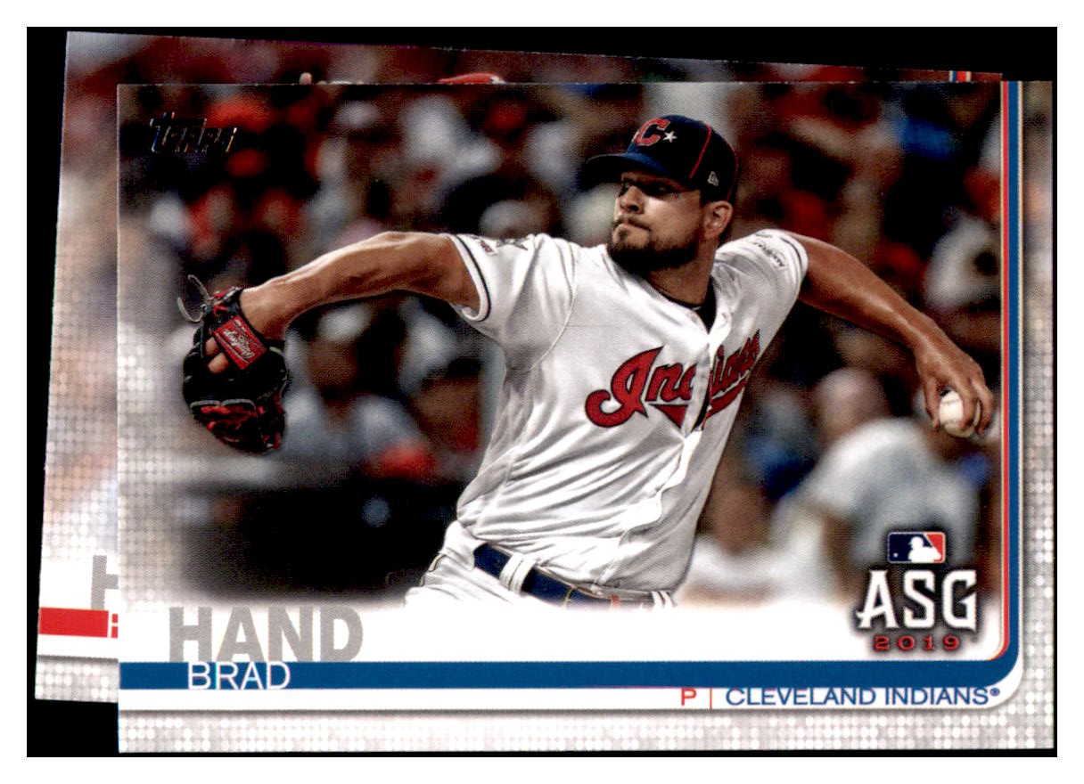 2019 Topps Update Brad
  Hand   ASG Cleveland Indians Baseball
  Card DPT1D simple Xclusive Collectibles   