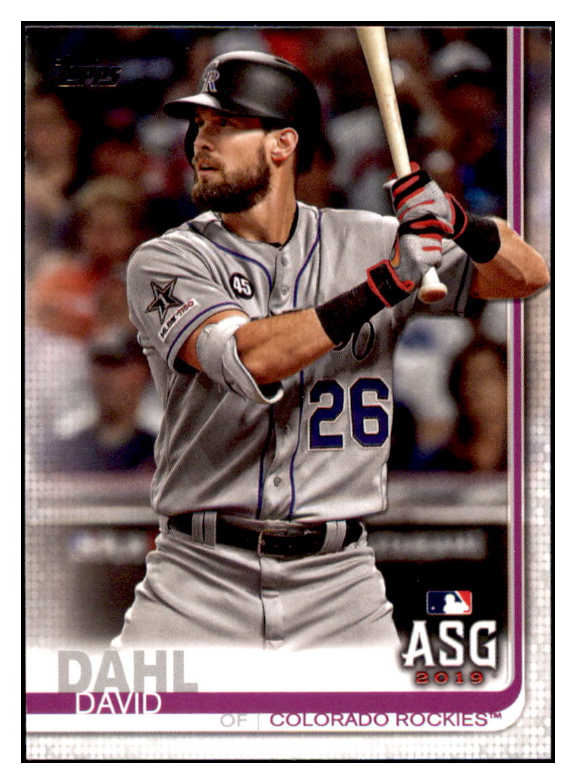 2019 Topps Update David
Dahl ASG Colorado Rockies Baseball
Card DPT1D simple Xclusive Collectibles