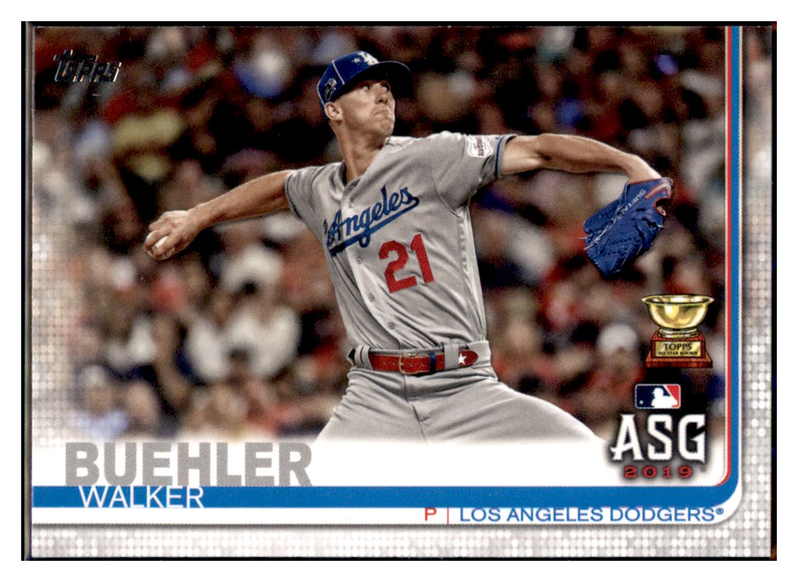 2019 Topps Update Walker
  Buehler   ASG, ASR Los Angeles Dodgers
  Baseball Card DPT1D simple Xclusive Collectibles   
