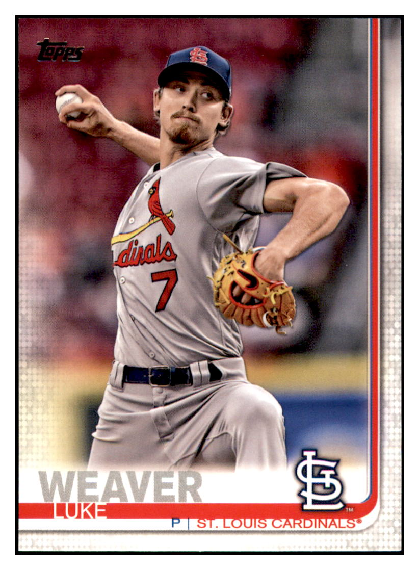 2019 Topps Luke Weaver St. Louis Cardinals Baseball Card DPT1D simple Xclusive Collectibles