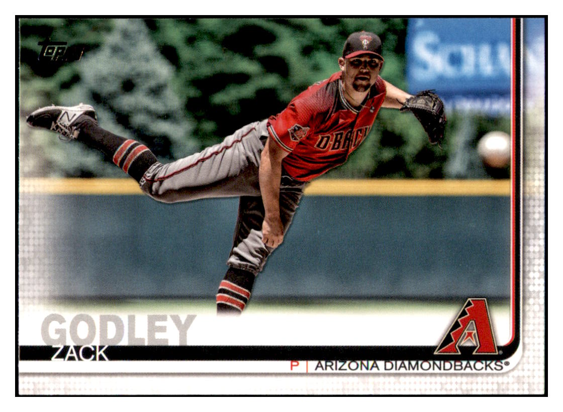 2019 Topps Zack Godley   Arizona Diamondbacks Baseball Card DPT1D simple Xclusive Collectibles   