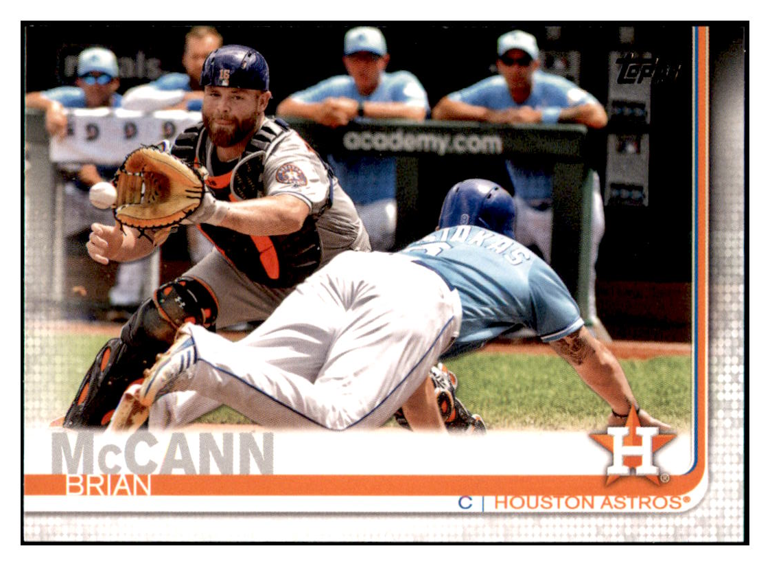 2019 Topps Brian McCann Houston Astros Baseball Card DPT1D simple Xclusive Collectibles