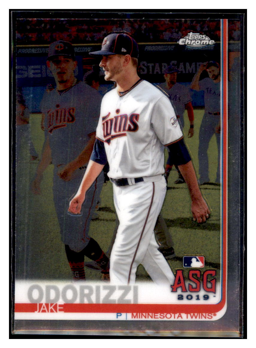 2019 Topps Chrome Update
  Edition Jake Odorizzi   ASG Minnesota
  Twins Baseball Card DPT1D simple Xclusive Collectibles