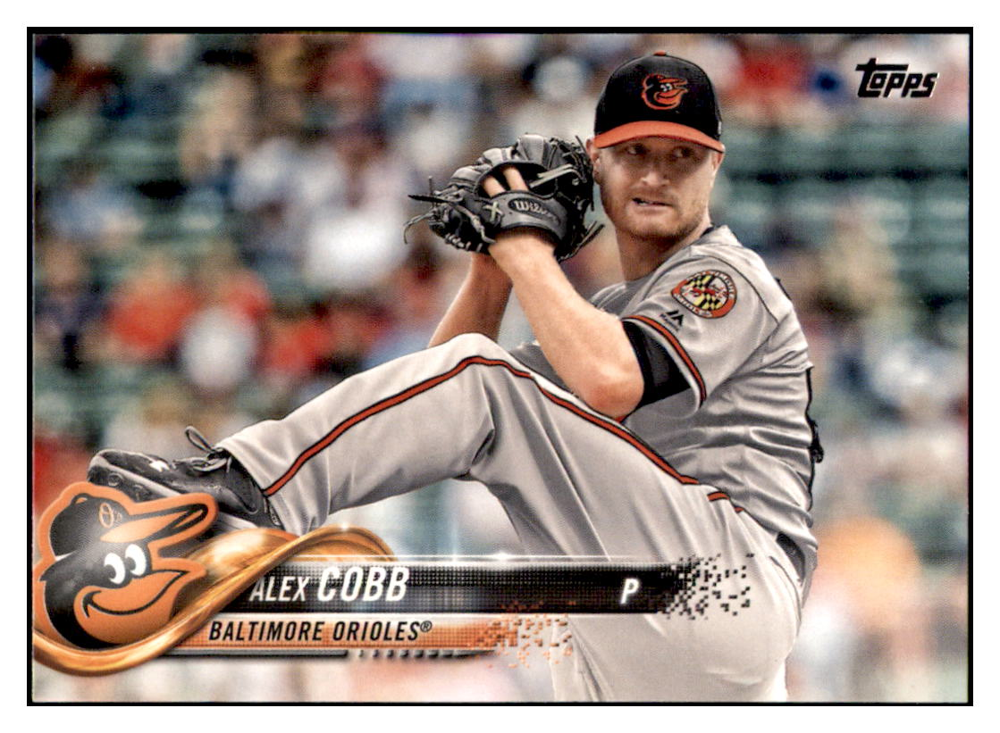2018 Topps Alex Cobb   Baltimore Orioles Baseball Card DPT1D simple Xclusive Collectibles