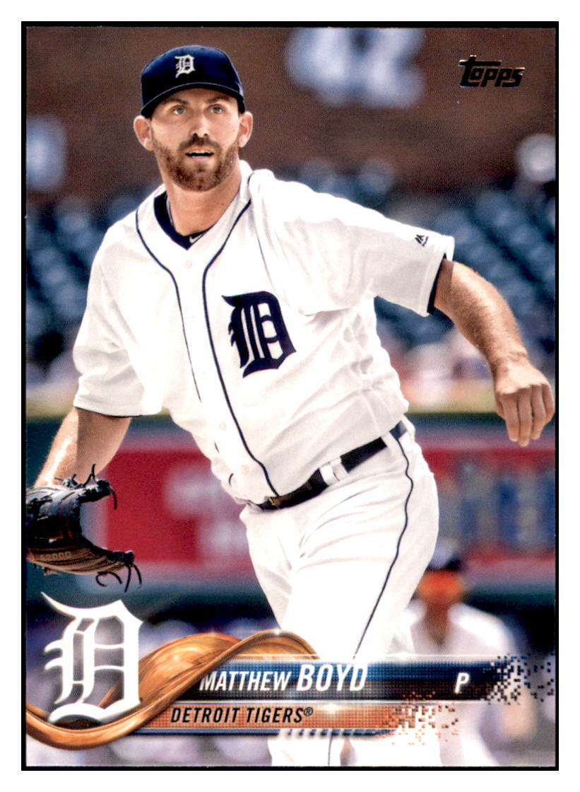 2018 Topps Matthew Boyd Detroit Tigers Baseball Card DPT1D simple Xclusive Collectibles