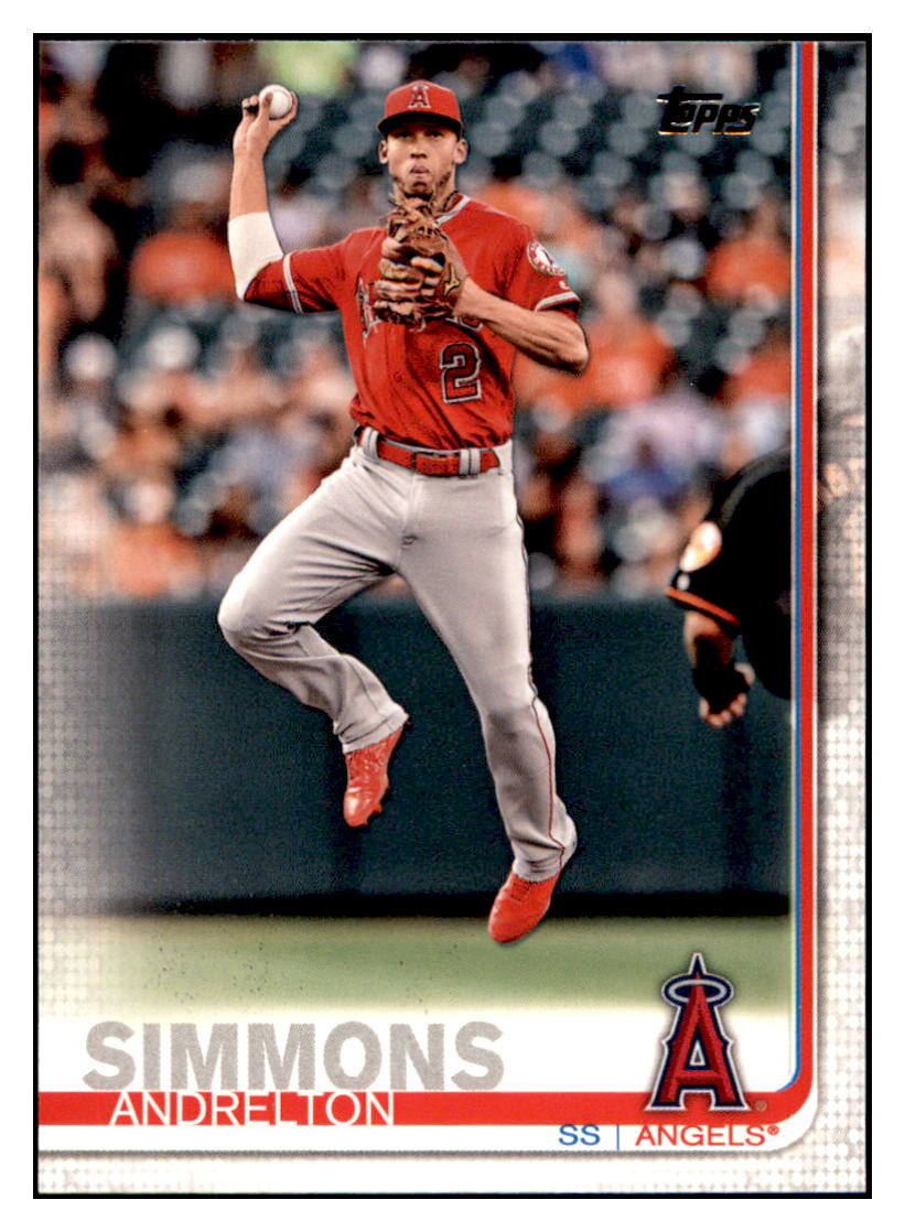 2019 Topps Andrelton
Simmons Los Angeles Angels Baseball
Card DPT1D simple Xclusive Collectibles