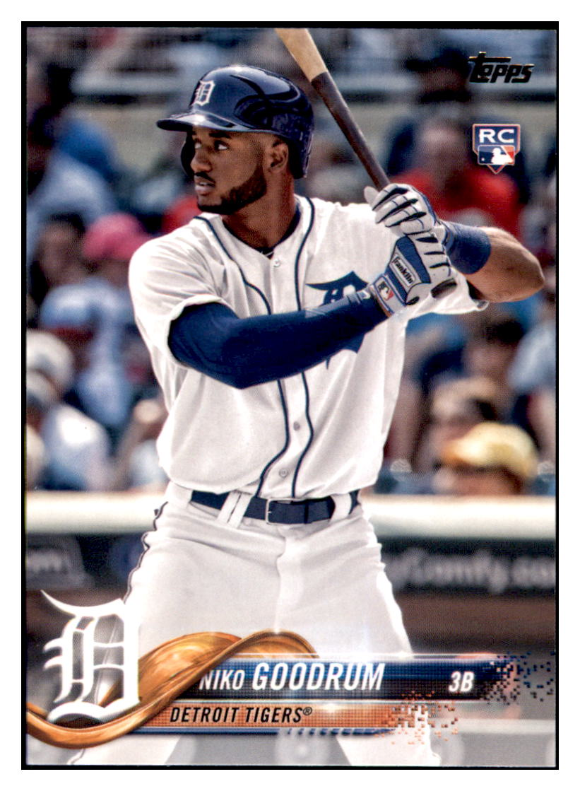 2018 Topps Niko Goodrum   RC Detroit Tigers Baseball Card DPT1D simple Xclusive Collectibles   